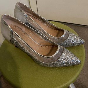 silver KALANI PUMP shoe